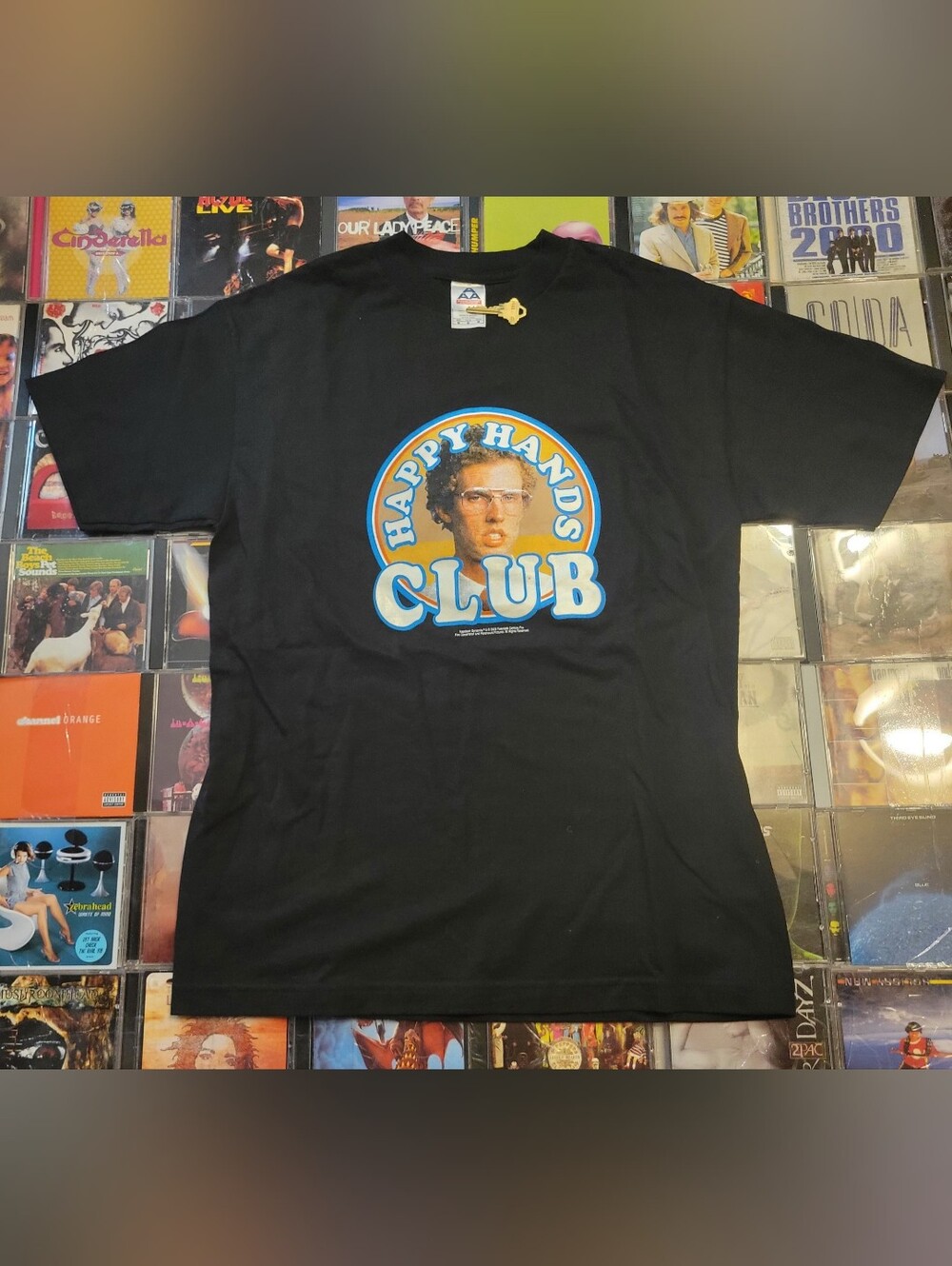 2005 Napolean Dynamite Promotional Shirt Happy Hands Club